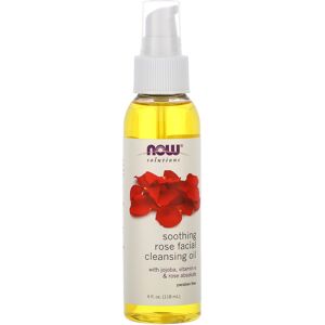 Now Foods, Solutions, Soothing Rose Facial Cleansing Oil, 4 fl oz (118 ml) Now Foods, Solutions, Soothing Rose Facial Cleansing Oil, 4 fl oz (118 ml)