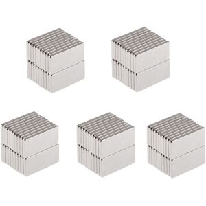 GreenZech 100pcs N50 20x10x2mm Block Neodymium Magnet Oblong Super Strong Rare Earth Magne GreenZech 100pcs N50 20x10x2mm Block Neodymium Magnet Oblong Super Strong Rare Earth Magne