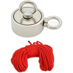 GreenZech Double Side 94mm 600KG Neodymium Recovery Magnet With 10m Rope Salvage Tool Stro GreenZech Double Side 94mm 600KG Neodymium Recovery Magnet With 10m Rope Salvage Tool Stro