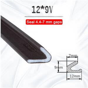 GreenZech (12*9V) 5m Self Adhesive Soundproof Foam Door Window Seal Acoustic V Type Sealin GreenZech (12*9V) 5m Self Adhesive Soundproof Foam Door Window Seal Acoustic V Type Sealin
