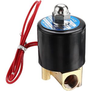GreenZech (AC220V) 1/4 Brass Electric Solenoid Valve AC 220V/DC 12V/DC 24V Normally Closed GreenZech (AC220V) 1/4 Brass Electric Solenoid Valve AC 220V/DC 12V/DC 24V Normally Closed