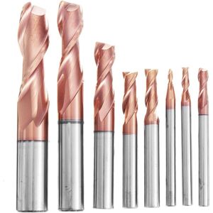 GreenZech 55 Degree Tungsten Carbide 2 Flutes Milling Cutter TiAlN Coating 2-12mm CNC Cutt GreenZech 55 Degree Tungsten Carbide 2 Flutes Milling Cutter TiAlN Coating 2-12mm CNC Cutt