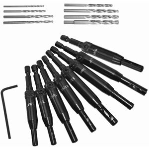 GreenZech (16#) Aluminium Alloy Self Centering Door Hinges Drill Bit Hole Puncher Reaming GreenZech (16#) Aluminium Alloy Self Centering Door Hinges Drill Bit Hole Puncher Reaming