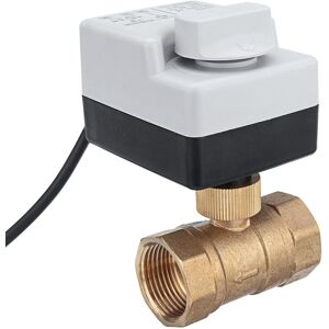 GreenZech (1/2 Inch) AC 220V 1/2" 3/4" 1" 1-1/4" Motorized Electric Brass Ball Valves 2 Wa GreenZech (1/2 Inch) AC 220V 1/2" 3/4" 1" 1-1/4" Motorized Electric Brass Ball Valves 2 Wa