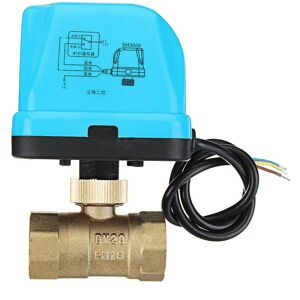 GreenZech (1/2 Inch) 1/2" 3/4" 1" 1-1/4" Blue Shell Motorized Electric Brass Ball Valve 3 GreenZech (1/2 Inch) 1/2" 3/4" 1" 1-1/4" Blue Shell Motorized Electric Brass Ball Valve 3