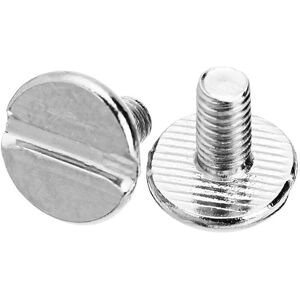 GreenZech 10pcs 8mm Sliver Chicago Screw Round Flat Head Stud Rivet Leather Decoration Boo GreenZech 10pcs 8mm Sliver Chicago Screw Round Flat Head Stud Rivet Leather Decoration Boo