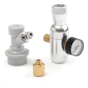 GreenZech (A: 0-60PSI) Mini CO2 Charger 60/150 PSI Homebrew Kegging Pressure Reducing Valv GreenZech (A: 0-60PSI) Mini CO2 Charger 60/150 PSI Homebrew Kegging Pressure Reducing Valv