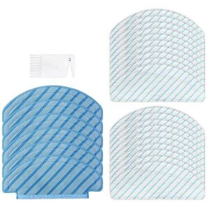 GreenZech 27pcs Replacements for Ecovacs T8 Vacuum Cleaner Parts Accessories Mop Clothes*6 GreenZech 27pcs Replacements for Ecovacs T8 Vacuum Cleaner Parts Accessories Mop Clothes*6