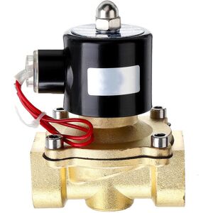 GreenZech (1 Inch) 1/2 3/4 1 Inch 110V Electric Solenoid Valve Pneumatic Valve for Water A GreenZech (1 Inch) 1/2 3/4 1 Inch 110V Electric Solenoid Valve Pneumatic Valve for Water A