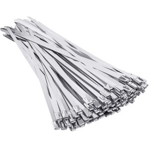 GreenZech Stainless Steel Zip Ties - 4.6x200mm - Exhaust Wrap & Locking Cable Ties GreenZech Stainless Steel Zip Ties - 4.6x200mm - Exhaust Wrap & Locking Cable Ties