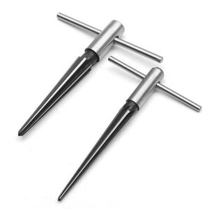 GreenZech 2pcs 1/8-1/2 Inch And 5/32-7/8 Bridge Hole Tapered Hand Held Reamer Set GreenZech 2pcs 1/8-1/2 Inch And 5/32-7/8 Bridge Hole Tapered Hand Held Reamer Set