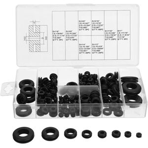 GreenZech 180pcs Rubber Ring Grommet Assortment Kit Electrical Wiring Gasket Firewall Hole GreenZech 180pcs Rubber Ring Grommet Assortment Kit Electrical Wiring Gasket Firewall Hole