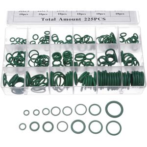 GreenZech 225Pcs R22/R134a Green Air Conditioning Rubber O-Ring Tap Washer Gasket Set Seal GreenZech 225Pcs R22/R134a Green Air Conditioning Rubber O-Ring Tap Washer Gasket Set Seal