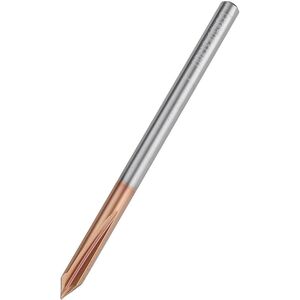 GreenZech (2mm) 3 Flutes 60 Degree Chamfering Mill AlTiN Coated HRC55 2/3/4/5/6/7/8mm Tung GreenZech (2mm) 3 Flutes 60 Degree Chamfering Mill AlTiN Coated HRC55 2/3/4/5/6/7/8mm Tung