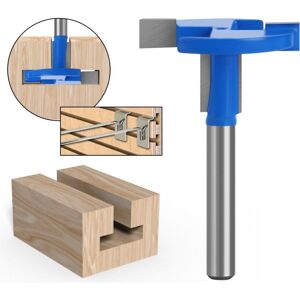 GreenZech (1/4) 1/4 Shank Woodworking Milling Cutter Straight-Edge T-Shaped Knife Planing GreenZech (1/4) 1/4 Shank Woodworking Milling Cutter Straight-Edge T-Shaped Knife Planing