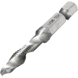 GreenZech M10 Hex Drill Bit - Metal Screw Tap Combination Tool GreenZech M10 Hex Drill Bit - Metal Screw Tap Combination Tool