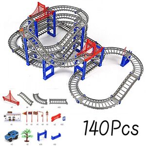 GreenZech (140 Pcs) 80/91/140Pcs DIY Assembly Electric ABS Track Car Model Set Puzzle Educ GreenZech (140 Pcs) 80/91/140Pcs DIY Assembly Electric ABS Track Car Model Set Puzzle Educ