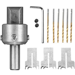 GreenZech 11pcs 16/18/20mm Ring Embryo Bead Cutter Barrel Drill Bits Woodworking Tool GreenZech 11pcs 16/18/20mm Ring Embryo Bead Cutter Barrel Drill Bits Woodworking Tool
