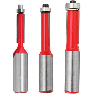 GreenZech (3/8 Inch) 1/2 Inch Shank Straight Router Bit 1/4-1/2 Inch Wood Edge Flush Trimm GreenZech (3/8 Inch) 1/2 Inch Shank Straight Router Bit 1/4-1/2 Inch Wood Edge Flush Trimm