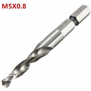 GreenZech M6x1 Hex Drill Tap Bit - Metalworking Tool GreenZech M6x1 Hex Drill Tap Bit - Metalworking Tool