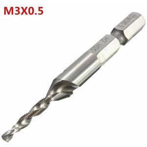 GreenZech (M4x0.7) HSS 1/4 Inch Hex Shank Combination Metric Drill Tap Bit M3/M4/M5/M6/M8/ GreenZech (M4x0.7) HSS 1/4 Inch Hex Shank Combination Metric Drill Tap Bit M3/M4/M5/M6/M8/