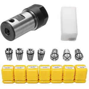 GreenZech 7Pcs ER11 1-7mm Spring Collets with ER11A 5mm Motor Shaft Holder GreenZech 7Pcs ER11 1-7mm Spring Collets with ER11A 5mm Motor Shaft Holder