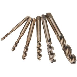 GreenZech (M6X1) M3-M10 HSS Co M35 Machine Sprial Flutes Taps Metric Screw Tap Right Hand GreenZech (M6X1) M3-M10 HSS Co M35 Machine Sprial Flutes Taps Metric Screw Tap Right Hand