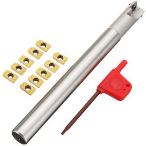 GreenZech Milling Cutter Boring Bar Turning Tool Holder with 8pcs APMT1135PDERDP Inserts GreenZech Milling Cutter Boring Bar Turning Tool Holder with 8pcs APMT1135PDERDP Inserts