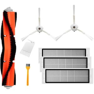 GreenZech 8PCS Accessories Main Brush Side Brush HEPA Filters Comb Cleaning Tool for Xiaom GreenZech 8PCS Accessories Main Brush Side Brush HEPA Filters Comb Cleaning Tool for Xiaom