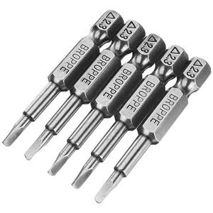 GreenZech 5pcs 2.3 1/4 Inch Hex Magnetic Triangle 50mm Screwdriver Bits Set GreenZech 5pcs 2.3 1/4 Inch Hex Magnetic Triangle 50mm Screwdriver Bits Set