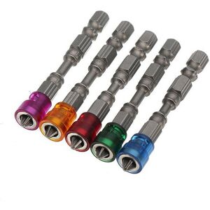 GreenZech 5Pcs 65mm S2 Alloy PH2 Phillips Magnetic Screwdriver Bits 1/4 Inch Hex Shank Dry GreenZech 5Pcs 65mm S2 Alloy PH2 Phillips Magnetic Screwdriver Bits 1/4 Inch Hex Shank Dry