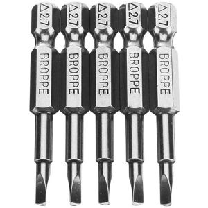 GreenZech 5pcs 2.7 50mm Screwdriver Bits Set 1/4 Inch Hex Magnetic Triangle Screwdriver Bi GreenZech 5pcs 2.7 50mm Screwdriver Bits Set 1/4 Inch Hex Magnetic Triangle Screwdriver Bi