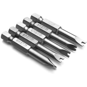 GreenZech 5pcs 50mm 1/4 Inch Hex Magnetic U-shaped Screwdriver Bits GreenZech 5pcs 50mm 1/4 Inch Hex Magnetic U-shaped Screwdriver Bits