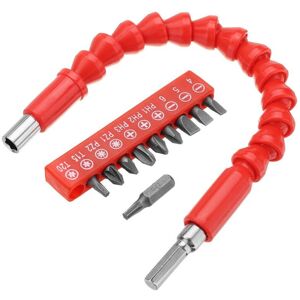 GreenZech 300mm Flexible Shaft with 10pcs Screwdriver Bit and Extension Rod for Electronic GreenZech 300mm Flexible Shaft with 10pcs Screwdriver Bit and Extension Rod for Electronic