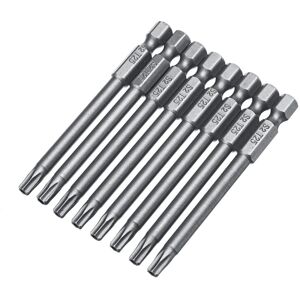GreenZech (T8) 10pcs TT6-TT40 Torx Head Screwdriver Bit 75mm Hex Shank Power Drill Screwdr GreenZech (T8) 10pcs TT6-TT40 Torx Head Screwdriver Bit 75mm Hex Shank Power Drill Screwdr