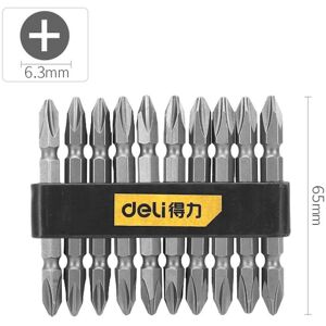 GreenZech (65mm) 10Pcs 6.3mm Series Screwdriver Bits S2 Alloy Steel Bit With Strong Magnet GreenZech (65mm) 10Pcs 6.3mm Series Screwdriver Bits S2 Alloy Steel Bit With Strong Magnet