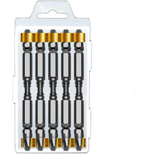 GreenZech (Type F:110mm) 10Pcs S2 Alloy Steel Magnetic Cross Screwdriver Bit High Hardness GreenZech (Type F:110mm) 10Pcs S2 Alloy Steel Magnetic Cross Screwdriver Bit High Hardness