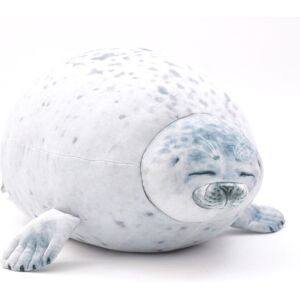 GreenZech (White, 40cm) 40/60 CM Chubby Blob Seal Pillow Stuffed Cotton Plush Ocean Animal GreenZech (White, 40cm) 40/60 CM Chubby Blob Seal Pillow Stuffed Cotton Plush Ocean Animal
