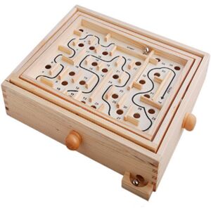 GreenZech Wooden Desktop Maze Game Leisure Educational Toys Kids Gifts GreenZech Wooden Desktop Maze Game Leisure Educational Toys Kids Gifts