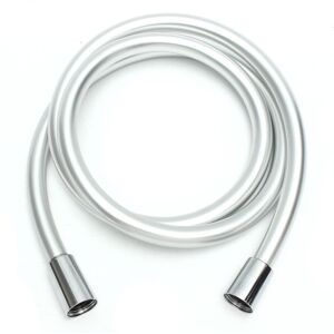 GreenZech 1.5m Smooth PVC Bathroom Water Shower Head Hose Pipe Tube Replacement Connector GreenZech 1.5m Smooth PVC Bathroom Water Shower Head Hose Pipe Tube Replacement Connector