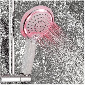 GreenZech Bathroom Handheld Shower Spray Head ABS Plating 3 Color LED Digital Temperature GreenZech Bathroom Handheld Shower Spray Head ABS Plating 3 Color LED Digital Temperature