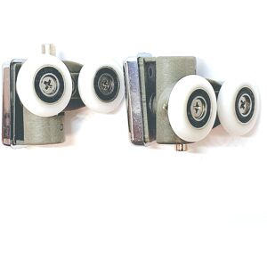 Shower Part (23mm) Set of Top and Bottom Shower Door Rollers/Runners/Wheels 20mm, 23mm or 25 Shower Part (23mm) Set of Top and Bottom Shower Door Rollers/Runners/Wheels 20mm, 23mm or 25