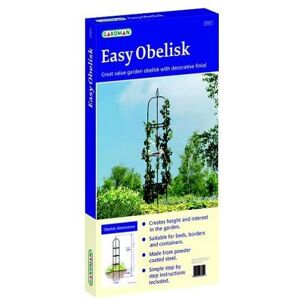 Gardman 07701 Easy Garden Obelisk Black Steel Plant Rose Support Gardman 07701 Easy Garden Obelisk Black Steel Plant Rose Support