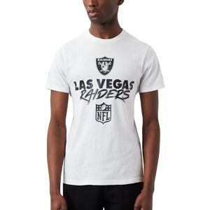 (M, White) New Era Mens Las Vegas Raiders NLF Script Short Sleeve T-Shirt Top Te (M, White) New Era Mens Las Vegas Raiders NLF Script Short Sleeve T-Shirt Top Te