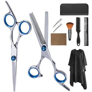 Unbranded 10pcs Haircut Supplies Kit Professional Hairdressing Scissors With Thinning Shea Unbranded 10pcs Haircut Supplies Kit Professional Hairdressing Scissors With Thinning Shea