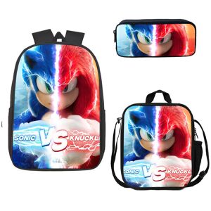 Unbranded (17) Sonic 3 Piece School Bag Lunch Bag Pencil Case Kids Set Unbranded (17) Sonic 3 Piece School Bag Lunch Bag Pencil Case Kids Set