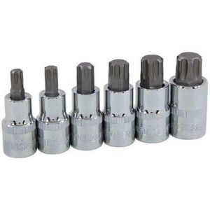 6pc Star Plus Security Bit Sockets - 1/2" Drive (Genuine Neilsen CT5500) 6pc Star Plus Security Bit Sockets - 1/2" Drive (Genuine Neilsen CT5500)