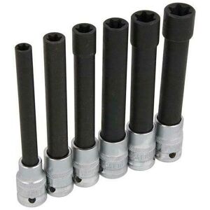 Neilsen 6pc T-star / E-type Sockets Female Extra Long, E10-20 For Cylinder Head (CT4019) Neilsen 6pc T-star / E-type Sockets Female Extra Long, E10-20 For Cylinder Head (CT4019)