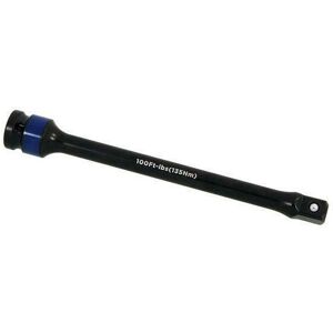 Neilsen 100Ft/lb 135Nm 1/2" Chrome-molly 8" Extension Bar Torque Limiting Stick (CT5053) Neilsen 100Ft/lb 135Nm 1/2" Chrome-molly 8" Extension Bar Torque Limiting Stick (CT5053)