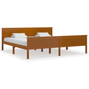 (honey brown, 200 x 200 cm) vidaXL Solid Wood Pine Bed Frame Wooden Bedstead Bas (honey brown, 200 x 200 cm) vidaXL Solid Wood Pine Bed Frame Wooden Bedstead Bas